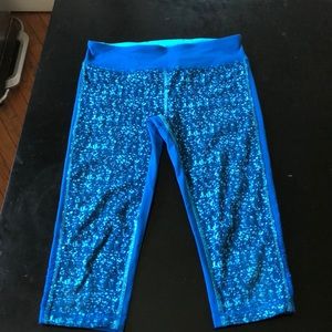 Blue Ivivva Capri leggings